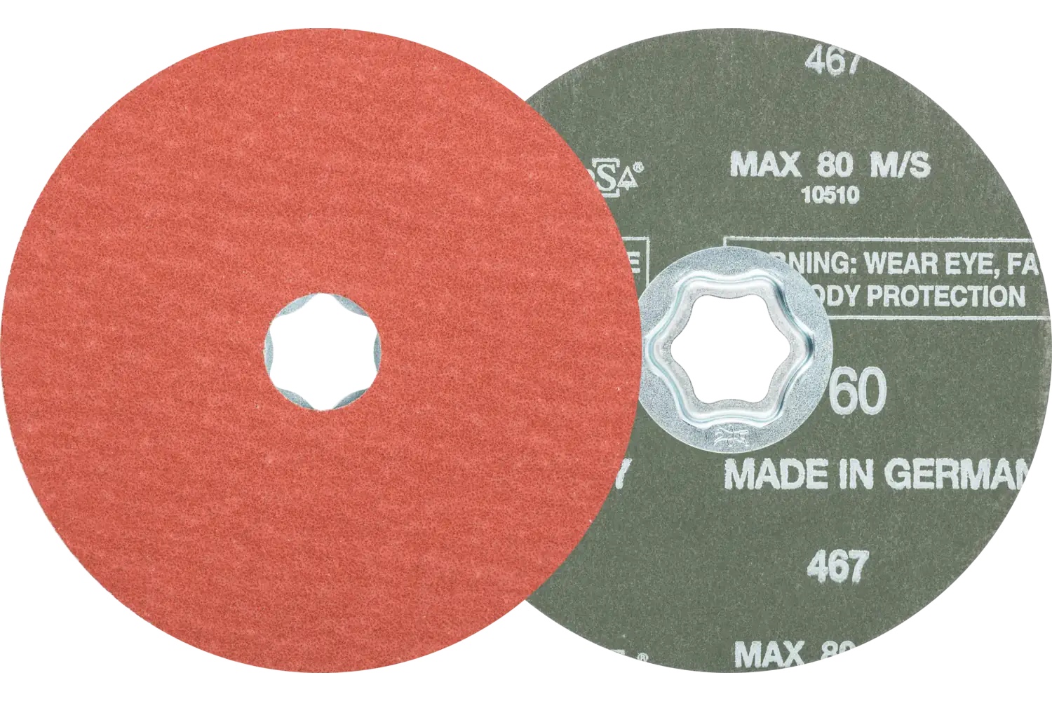 Picture of Pferd Combiclick® Fiber Disc, 5" Dia, 60 Grit, Aluminum oxide A-Cool